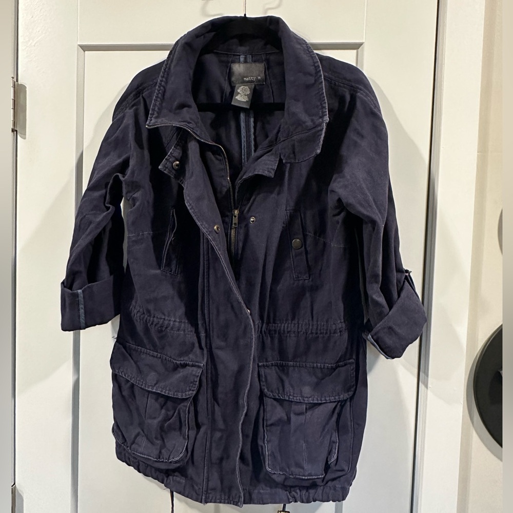 Dark Blue Utility Jacket